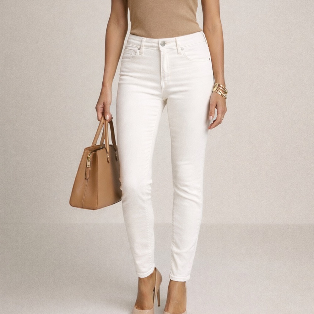 Banana Republic White Skinny Jeans